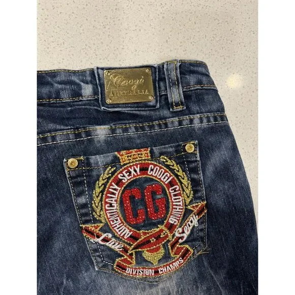 COOGI Jean Shorts Size 9/10 - Picture 4 of 13